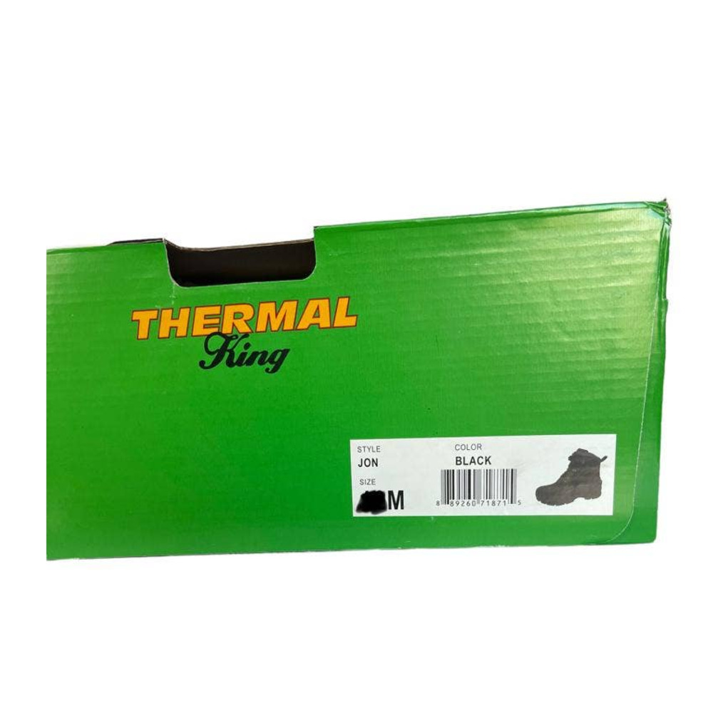 💎✨$130✨💎 New in Box THERMAL KING JON Black Men's Boots - Picture 8 of 8